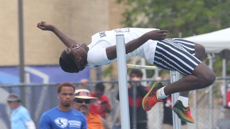 Kaneland’s Freddy Hassan soars to second place in Class 3A high jump for third All-State medal