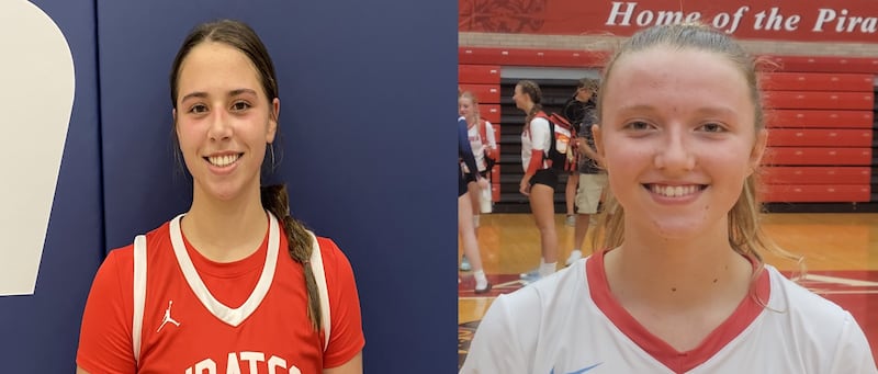 Ottawa seniors Marlie Orlandi and Skylar Dorsey