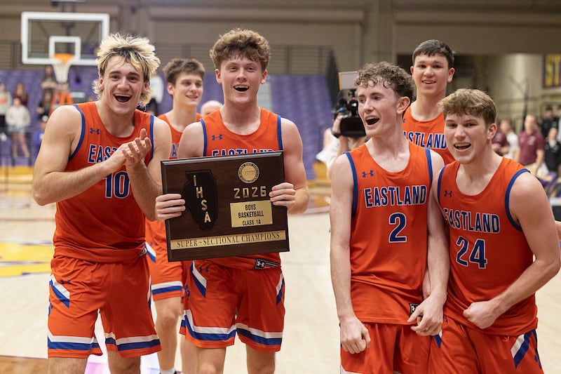 Eastland defeated Tremont 47-45 Monday, March 9, 2026, in the Class 1A Macomb Supersectional.