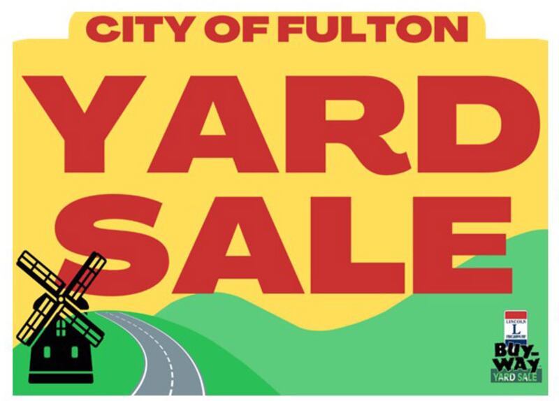 Fulton’s City-Wide Yard Sales are Friday and Saturday, Aug. 8-9