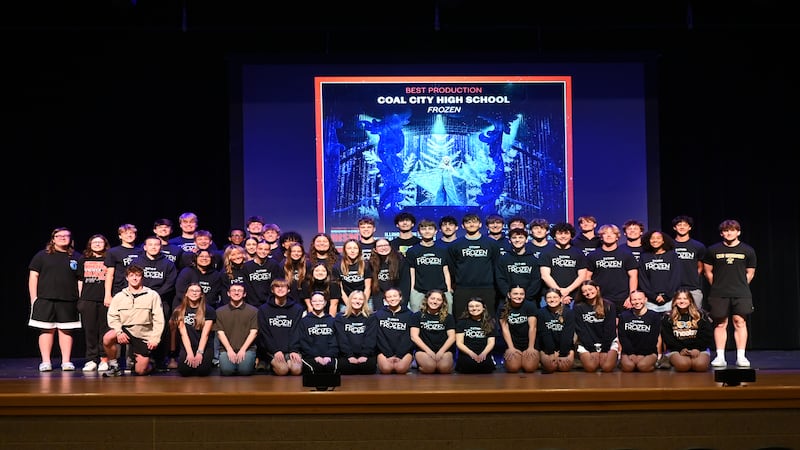 Coal City Theatre department wins Best Production honor for performance of “Frozen”