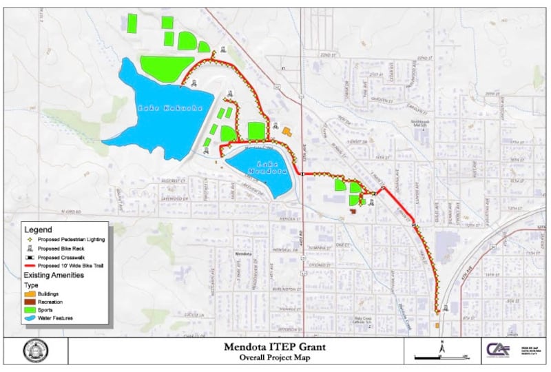 Mendota plans to use the funds it received from a Rebuild Illinois grant to help build a bike path and promote tourism to the city.