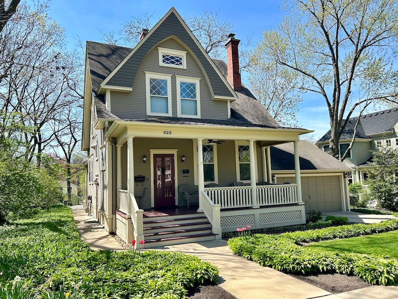This is one of four historic homes offered on Sunday, July 20, by the Geneva History Museum. The house at 522 Fulton St., built in 1907, is an example of a shingle style home, a distinctly American type of construction.