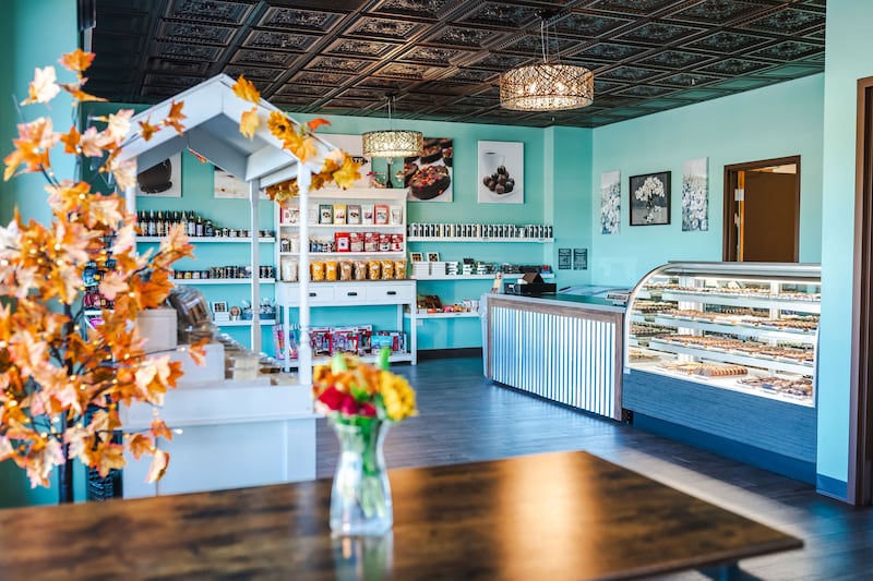 The Chocolate Shoppe is located on U.S. Route 34 in Plano.