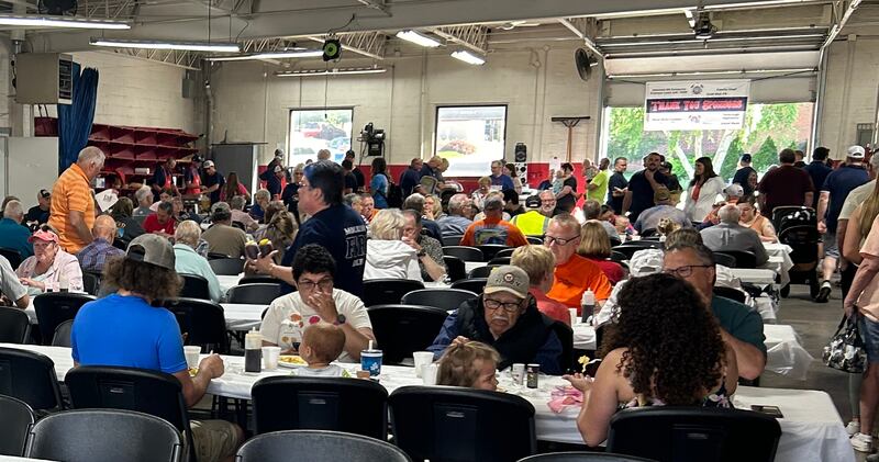 The Morrison Fire Department hosted its annual pancake breakfast Sunday, May 19. Firefighters served 1,208 people.