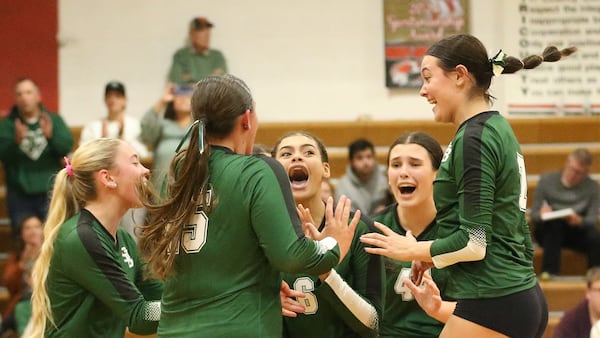 Photos: St. Bede volleyball stuns Henry-Senachwine in thrilling upset
