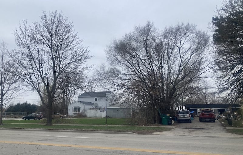 The vacant lot and home purchased by the city of Lockport at the corner of 7th Street and State Street as seen on Wednesday, April 1, 2026. will be cleared for parking.