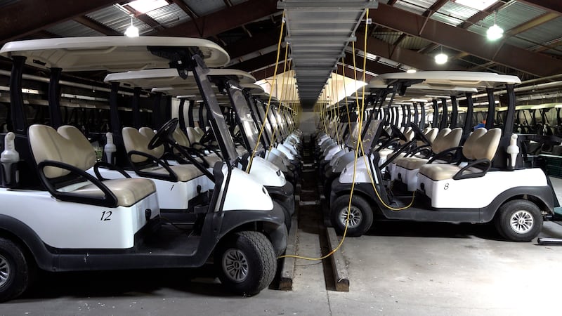 The Forest Preserve District of DuPage County’s The Preserve at Oak Meadows in Addison became the first golf course in the nation to sport a fully solar-powered golf cart fleet in 2020, when it installed a solar power system on the golf cart storage building.