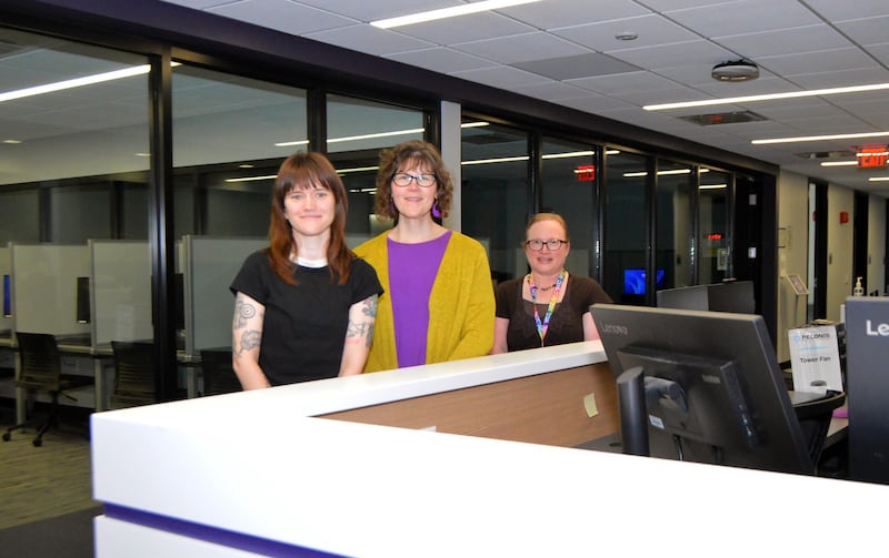 IVCC Assessment Center Coordinator Summer Studstill and specialists Beth Hammock and Erin Lewis oversaw more than 3,000 testers last year. The Assessment Center has become a destination for community professionals taking career-defining tests as well as students taking college tests.