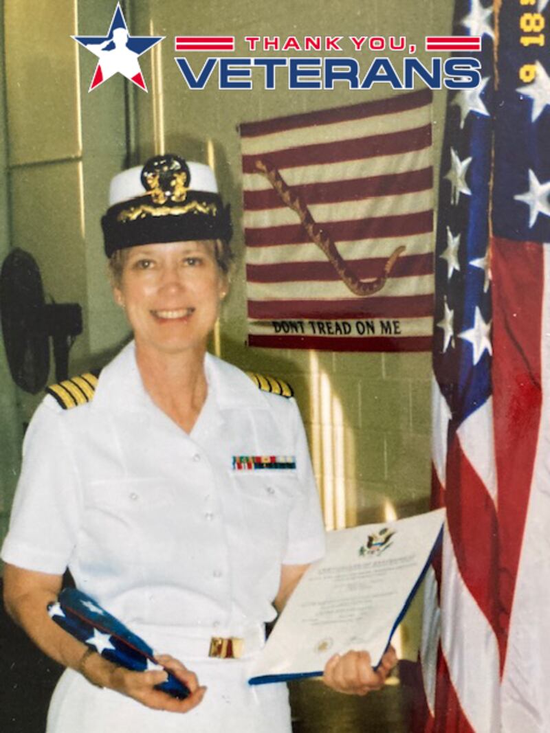 Priscilla Laubscher of Oswego served in the active duty Air Force in military hospitals and the Navy Nurse Corps.