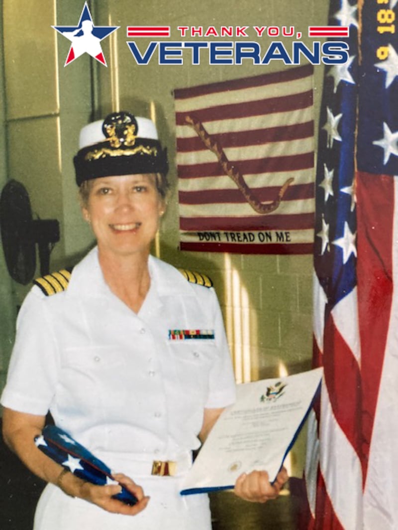 Priscilla Laubscher of Oswego served in the active duty Air Force in military hospitals and the Navy Nurse Corps.