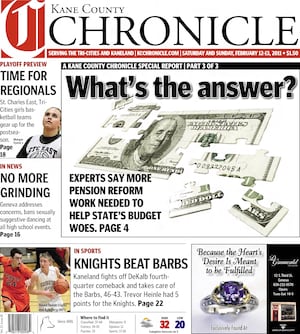 Historical covers for Feb. 12: What’s the answer to the state pension problem?