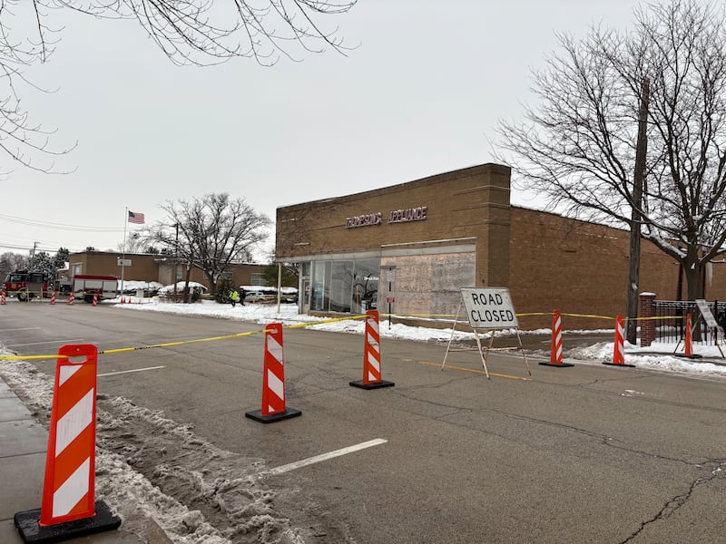 The roof of Thompson's Appliances in downtown Woodstock collapsed on Dec. 3, 2025, and the 300 block of Clay Street downtown was shut down amid worries of additional structural collapse.
