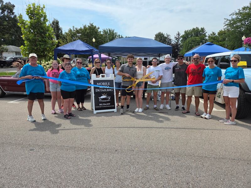 The Genoa Area Chamber of Commerce welcomed new business Ritch Details Mobile Car Detailing during the Cruisin’ to Genoa Annual Car Show.