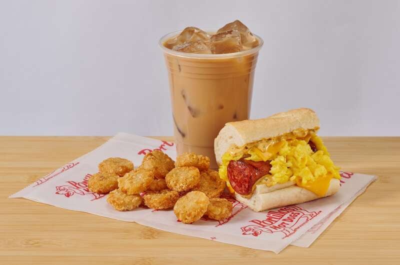 Five Chicago-area Portillo's restaurants will roll out a limited-time breakfast menu beginning April 15.