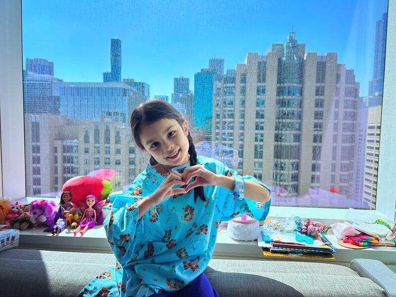 When Lilley was first diagnosed with acute lymphoblastic leukemia on April 19, 2024.