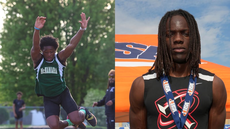 2026 Daily Journal Boys Track and Field Athletes of the Year: Malachi Lee and Lyzale Edmon