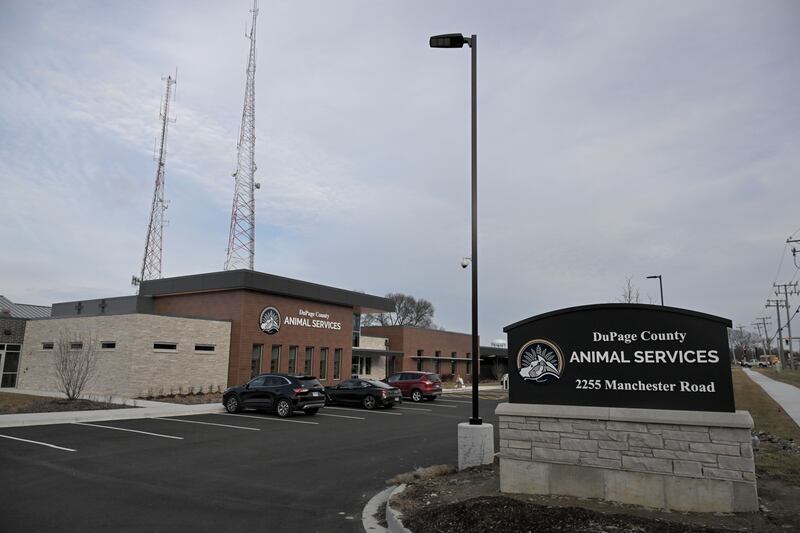 DuPage County Animal Services building in Wheaton.
