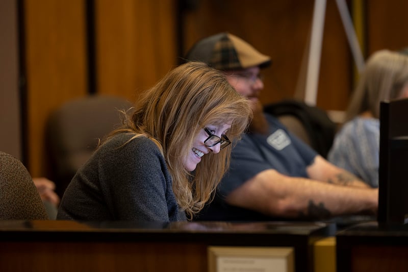 City Administrator Robbin Blackert attends the Tuesday, March 17, 2026, Rock Falls City Council meeting. Blackert is eyeing retirement.