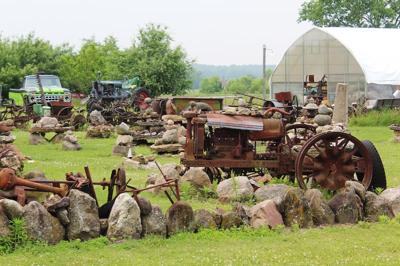 Barnhart's Stone Corner in Oregon has antique farm equipment, and – as its name suggests – plenty of stones from around the world. It is a stop on this year's Ogle County Farm Stroll on Oct. 12.