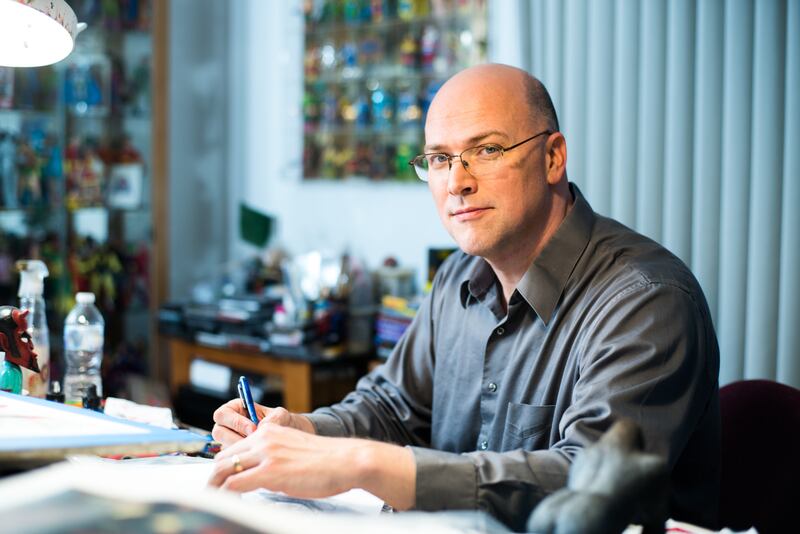 Comic book legend Alex Ross uses gouache paints to create vivid, lifelike portraits of Marvel and DC characters. His work will be on display at the Dunn Museum, June 29, 2025–Feb.16, 2026.