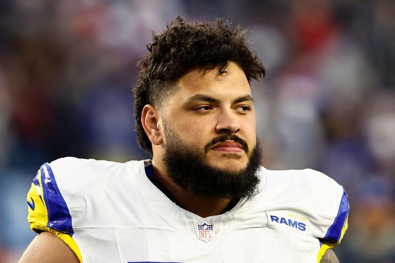 Los Angeles Rams' Jonah Jackson after an NFL football game against the New England Patriots at Gillette Stadium, Sunday, Nov. 17, 2024 in Foxborough, Mass. (Winslow Townson/AP Images for Panini)