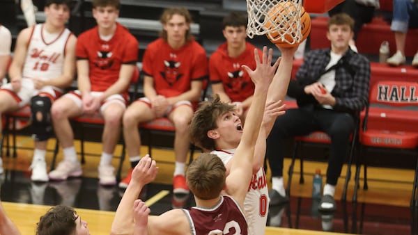 Photos: Hall vs. Rockridge boys basketball in the Class 2A Regional quarterfinals