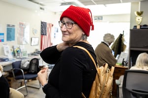 Red hat resistance: Melt the ICE event brings knitters together in Downers Grove 