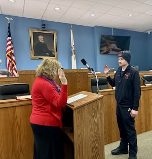 Tonica native sworn in as La Salle firefighter and EMT