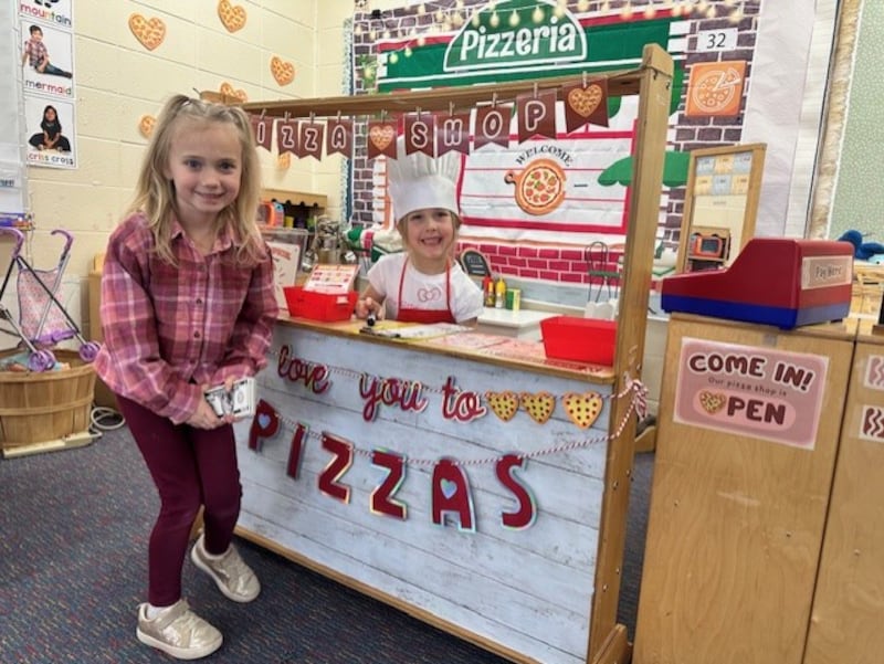 A grant from the Byron Foundation helped Mary Morgan Elementary School to purchase a pizzeria for students.