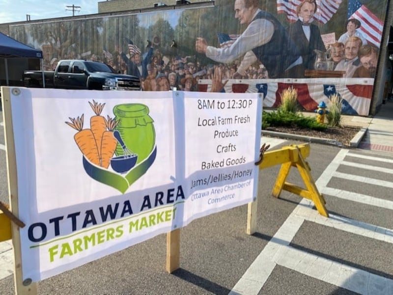 The Ottawa Area Chamber of Commerce announced April 25 the Ottawa Farmer’s Market was cancelled for the season because of a lack of vendors. Seven vendors signed up — five local food vendors and two informational booths.