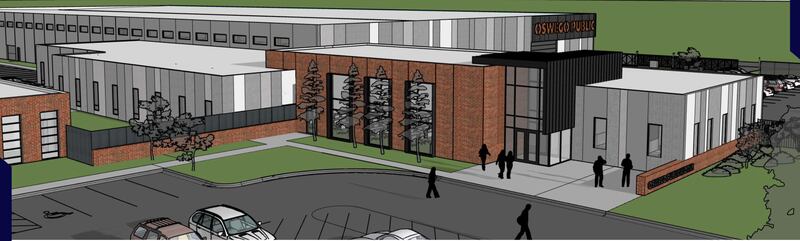 Concept plans for a new Oswego Public Works facility.