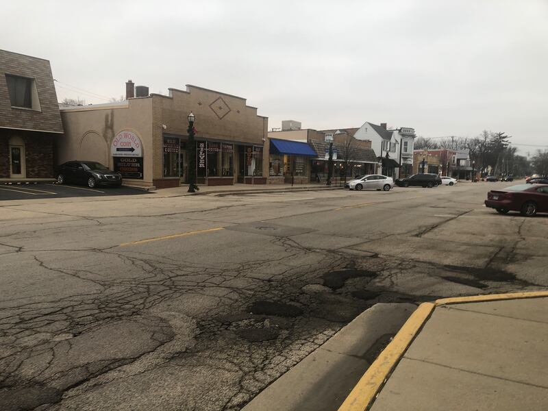 McHenry Mayor Wayne Jett launched a survey on Jan. 3, 2024, seeking resident input on what they would like to see in their downtown and across McHenry. Riverside Drive, seen here on Jan. 2, 2024, has two new restaurants set to open in upcoming months.