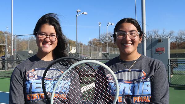 Ottawa’s Zulee Moreland and Yaquelin Hernandez-Solis are the 2025 Times Girls Tennis Players of the Year