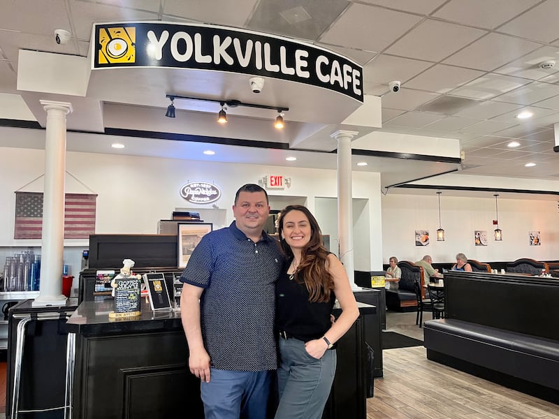 Owners Matt and Hannah Gocmen of Yolkville Cafe in Yorkville are proud to announce the launching of their new senior menu and their new catering menu for large events.