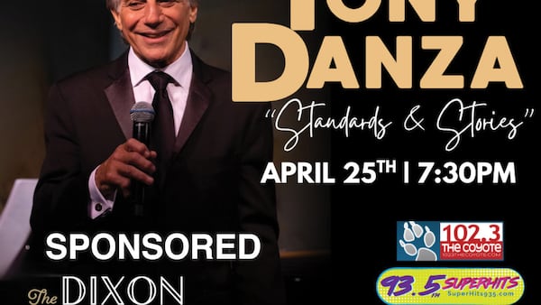 The Dixon Historic Theatre Welcomes Tony Danza on April 25!