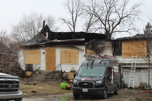 Fire fueled by high winds guts Fox River Grove home Friday