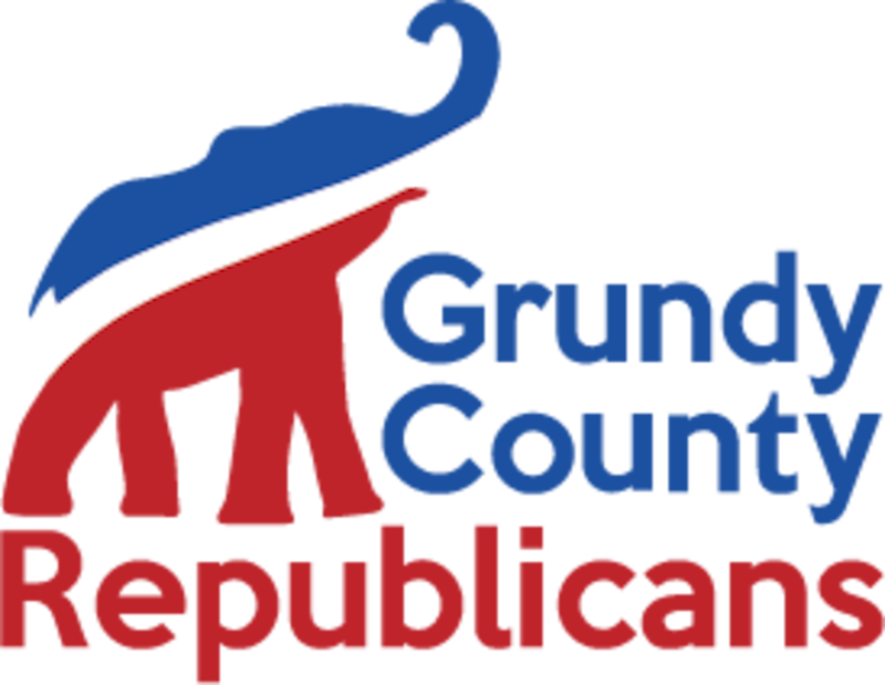 The logo for the Grundy County Republicans.