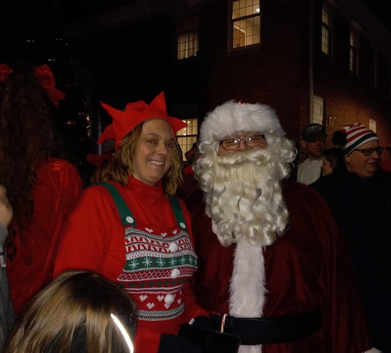 Steve Strang (right) is pictured with his daughter, Wendy Schmitt.