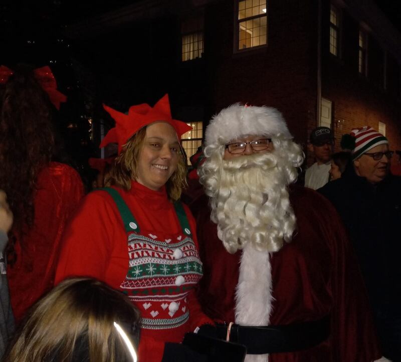 Steve Strang (right) is pictured with his daughter, Wendy Schmitt.