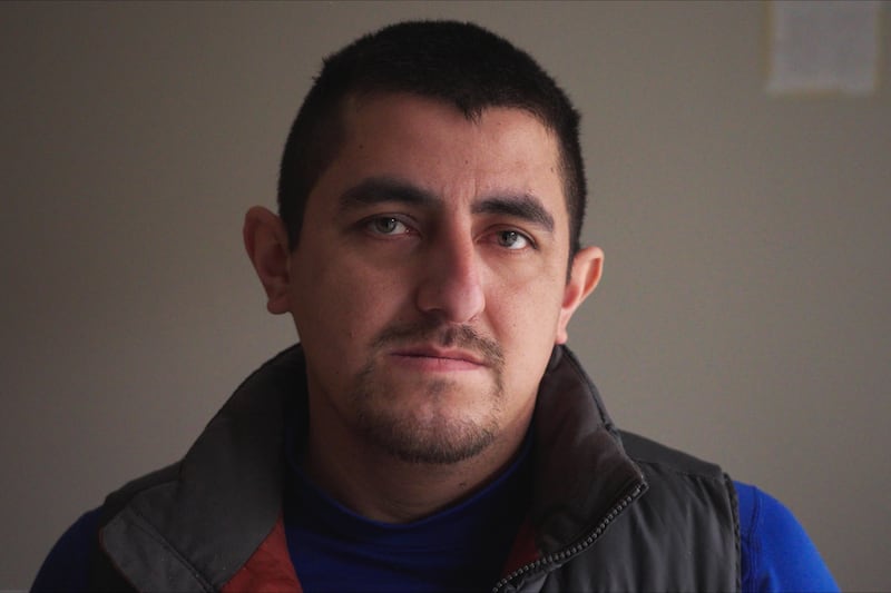 Alberto Castañeda Mondragón poses for a portrait at an apartment Wednesday, Feb. 4, 2026, in St. Paul, Minn. (AP Photo/Mark Vancleave)