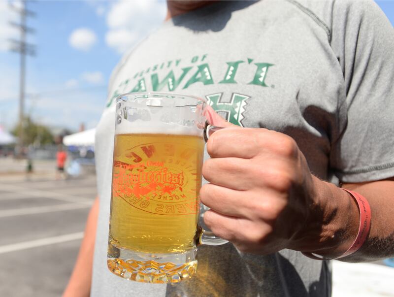 Downers Grove District 58 host their Oktoberfest including live music, food and entertainment for children and adults Saturday Sept 17, 2022.