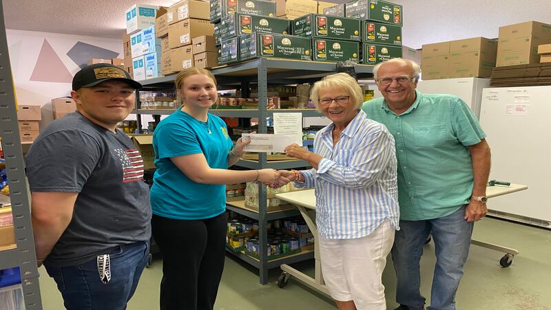 Forreston FFA donates to Forreston Food Pantry through Harvest for All initiative