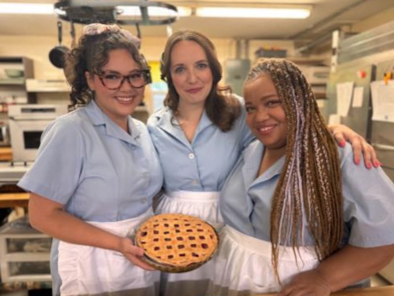 (From left) Rachel Da Silva, Emily Gardenhire and Tammie Harris star in Timber Lake Playhouse's production of "Waitress".