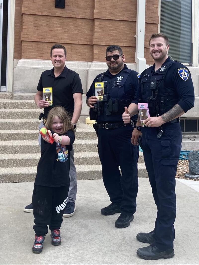 La Salle Police Department received a surprise Easter treat on Friday — chocolate bunnies.