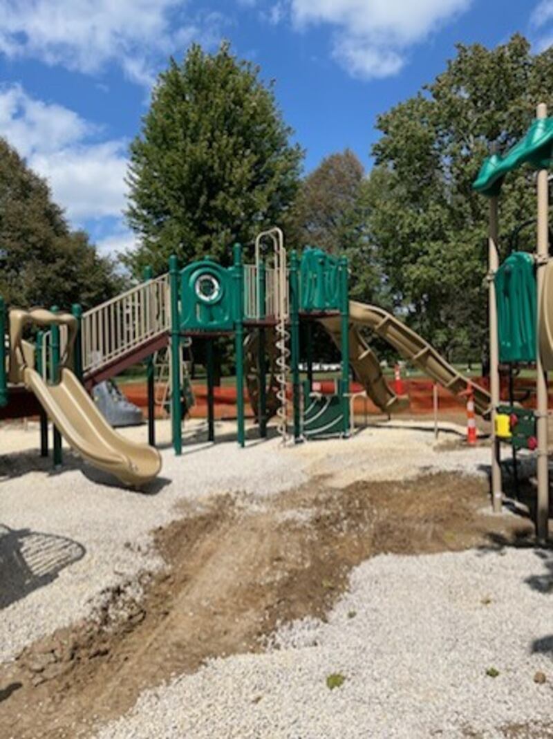 The new playground at Zearing Park is on track for completion in fall 2025, the Princeton Park District said in a news release.