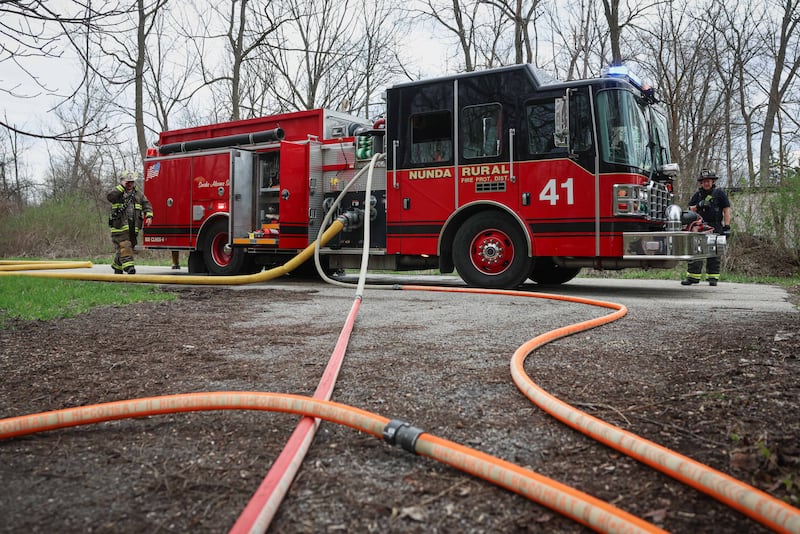 The Nunda Rural Fire Protection District responded on Sunday, April 12, 2026, to a fire in unincorporated McHenry.