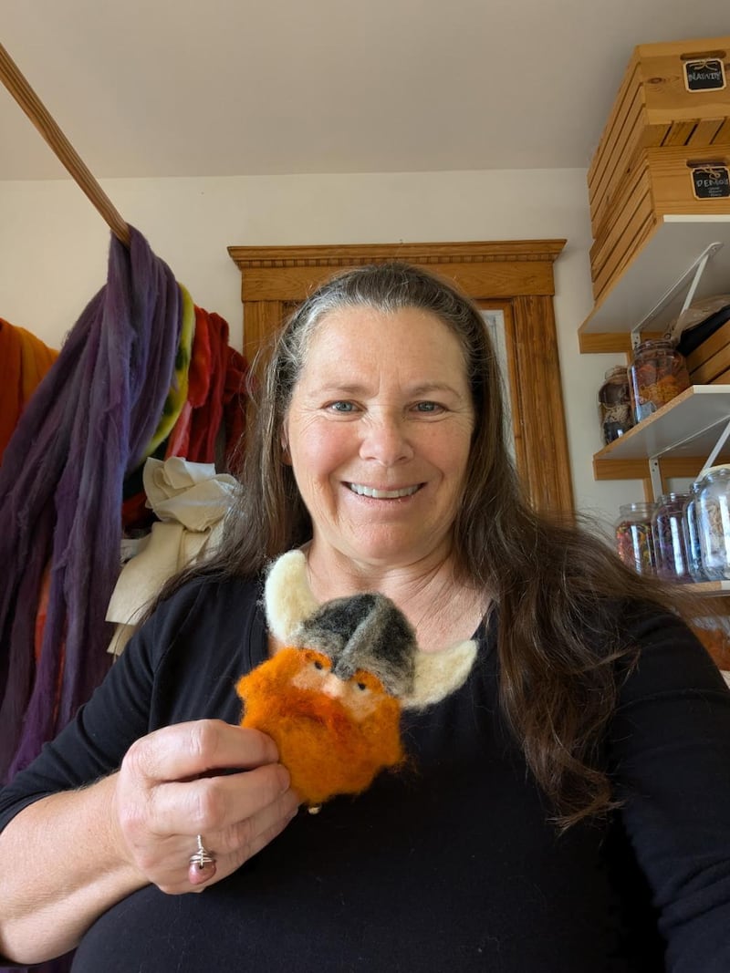 Mandi Beck will instruct the group on needle felting with wool and a Viking-shaped cookie cutter. Snacks will be available at noon, and the project will start at 1 pm.