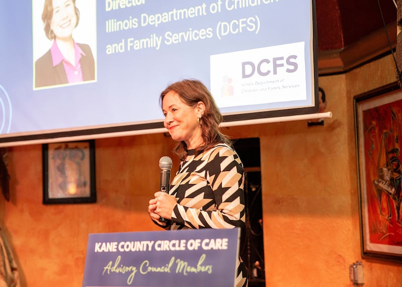 At the launch of the Kane County Circle of Care on Jan. 15, linking social service providers for at-risk families and youths, Heidi Mueller, director of the Illinois Department of Children and Family Services, said the program can light a path across the rest of the state.