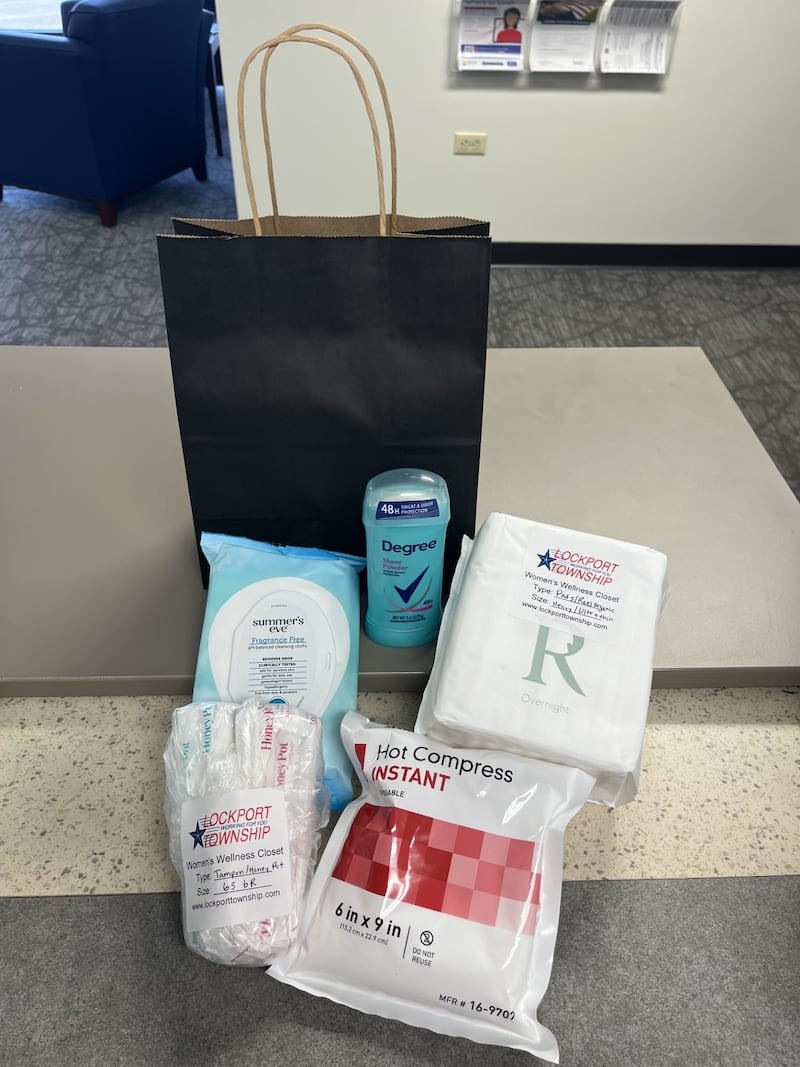 The “Women’s Wellness Closet” will provide one free bundle of menstrual and personal care products every 30 days – while supplies last – to Lockport Township residents of all ages based on need.